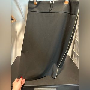 express black and gold pencil skirt